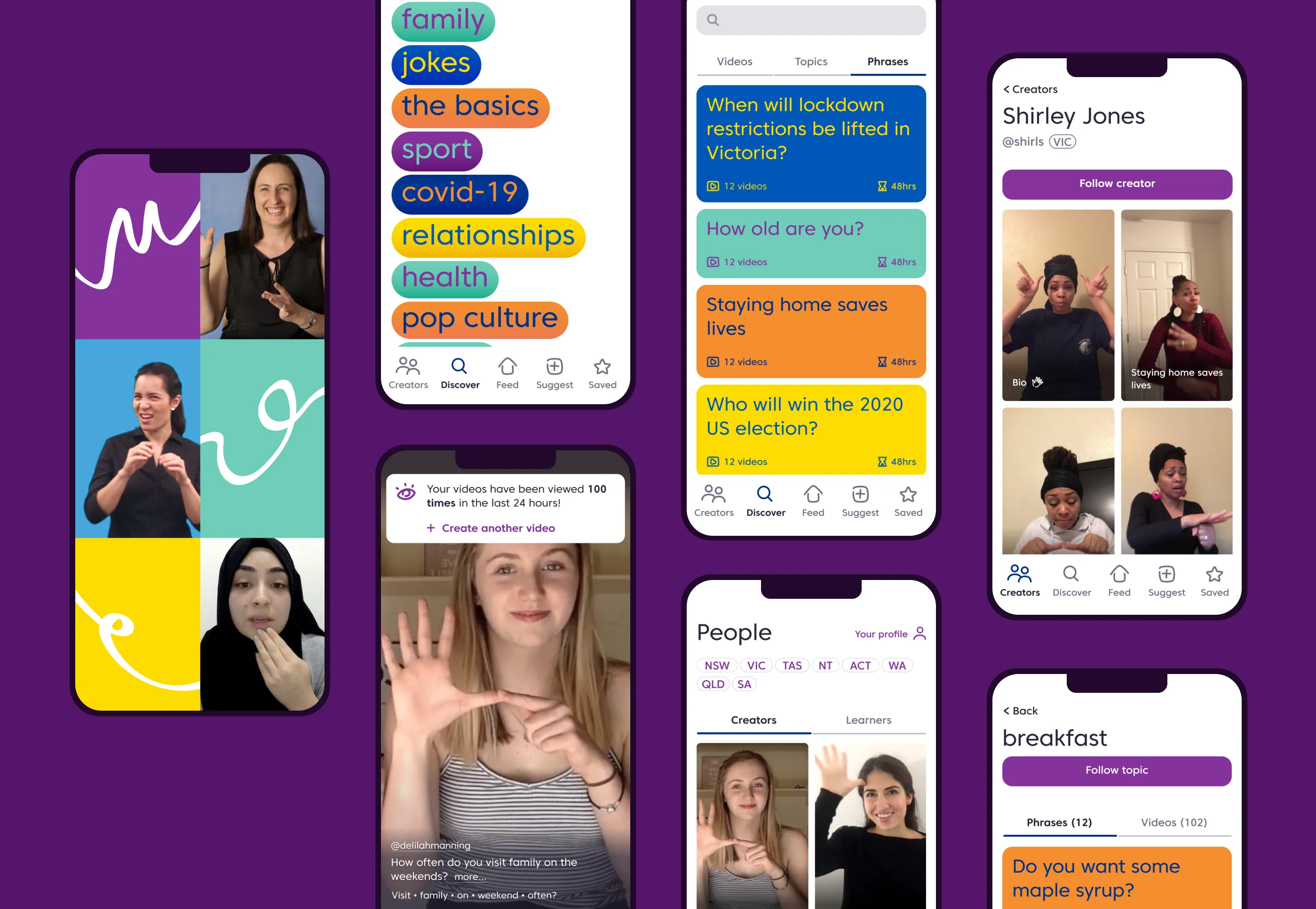 Today auslan anywhere expression australia a1